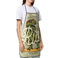 thumbnail image 4 of Pofeuu Dinosaur Print Aprons with Pockets, Cute Aprons for Kitchen, Cooking, Server, Barber, Chef Apron, 4 of 7
