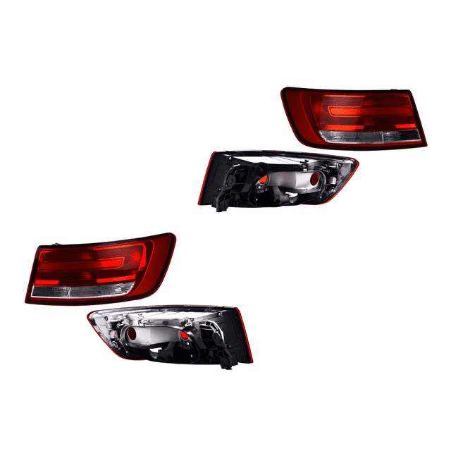 Par de CALAVERAS DEPO Audi A4 2017 al 2018 Exterior