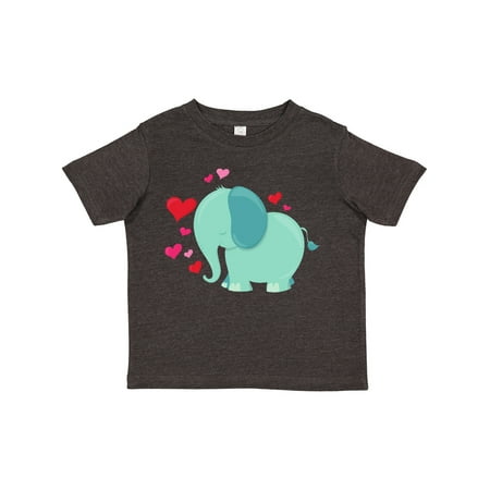 

Inktastic Cute Elephant Elephant in Love Love Hearts Gift Toddler Boy or Toddler Girl T-Shirt