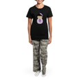 thumbnail image 4 of CafePress - Kokeshi Wisteria Bride Pajamas - Women's Short Sleeve Print T-Shirt and Pants Dark Cotton Pajama Set, 4 of 7