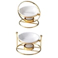 thumbnail image 1 of Quemador De Aceite Vela Tealight Holder Vela De Cera Quemador De Tarta Decoración Para El Hogar Oro+Quemador De Aceite Esencial De Metal Tealight Holder Calentador Decoración Para Sunnimix none, 1 of 8
