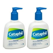 Cetaphil Daily Facial Cleanser for Normal to Oily Skin, 8 Oz - 2 Pack