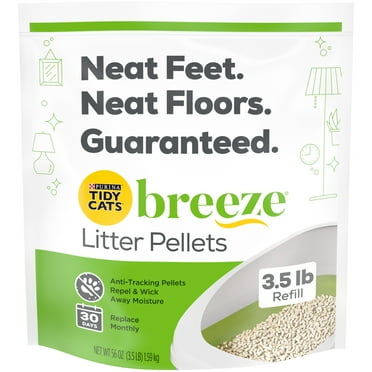 Purina Tidy Cats Breeze Non Clumping Cat Litter Pellets, Low Dust, Odor Control, 3.5 lb. Pouch