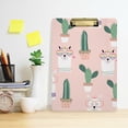 thumbnail image 6 of FMSHPON Llama Cactus Clipboard Hardboard Wood Nursing Clip Board and Pull for Standard A4 Letter 13x9 inches, 6 of 8