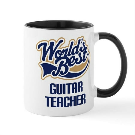 

CafePress - Guitar Teacher Gift Mug - 11 oz Ceramic Mug - Novelty Coffee Tea Cup