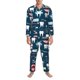 thumbnail image 3 of Balery Dental Pijama para Hombre de Dos Piezas con Manga Larga, Conjunto de Dormir y Descanso Suave con Bolsillos-Small, 3 of 7