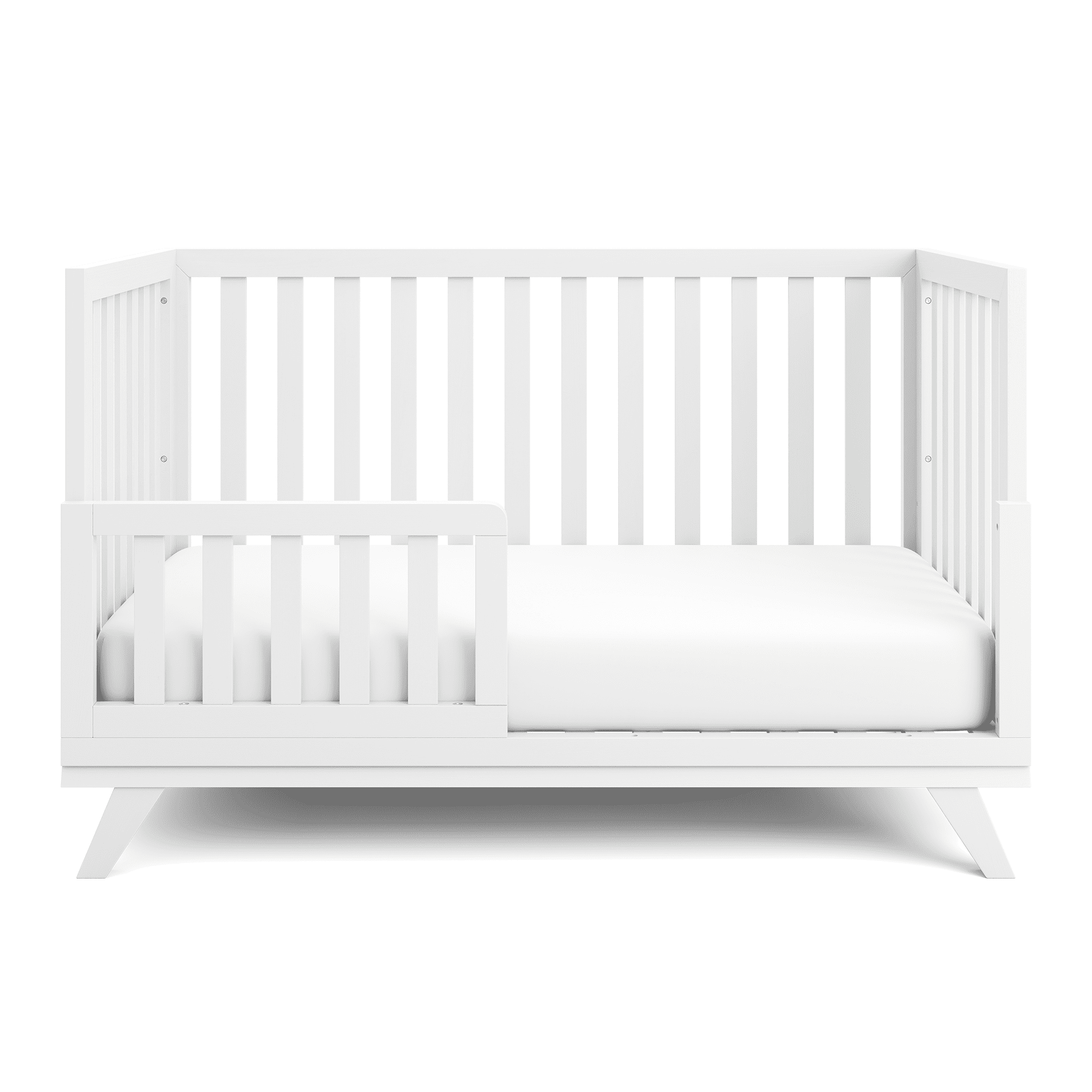 Comfy Cubs Crib Conversion Kit for Toddlers – Toddler Bed Guard Rail for Ages 15 Months+, White