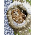 thumbnail image 1 of Hibou Fauve dans la Taille du Jardin Drapeau d'Arbre, 1 of 1