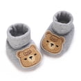 thumbnail image 2 of Aunavey Bear Embroidered Baby Slippers for Soft and Anti-Slip Comfort, 2 of 8