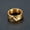 Gold color, variant on Classic 33 Masonic Ring14K Yellow Gold Jewelry Fashion Freemasonry Mason Biker Men Ring