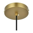 thumbnail image 6 of Living District Kenna 6.5 Inch Pendant Clear Shade in Satin Gold, 6 of 9
