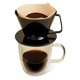 thumbnail image 2 of Fino Pour-Over Filtro de preparación de café Cono Número 1 Tamaño Negro Prepara 1 a 2 porciones Juego de 2, 2 of 6