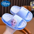 thumbnail image 5 of Zapatillas de Disney para niños, sandalias y zapatillas de baño de interior con suela suave antideslizantes de princesa Elsa de dibujos animados bonitos de verano para niñas, 5 of 5
