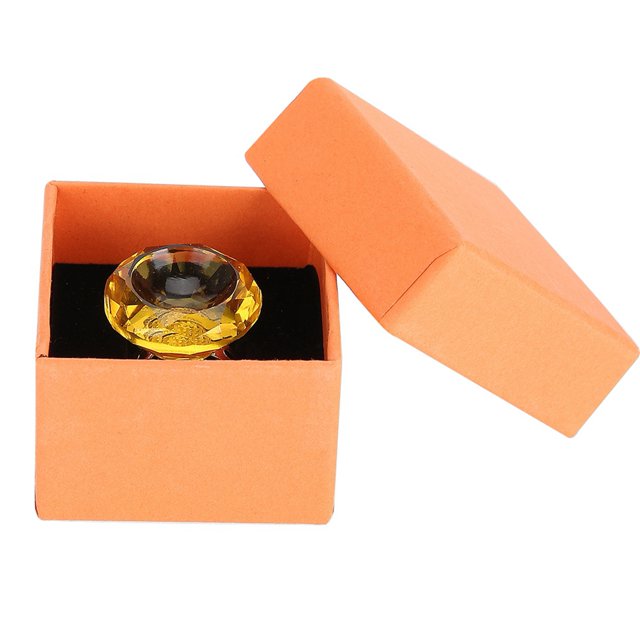 Taza de anillo de pigmento de tatuaje no desechable, contenedor de tinta, taza para maquillaje de cejas, amarillo