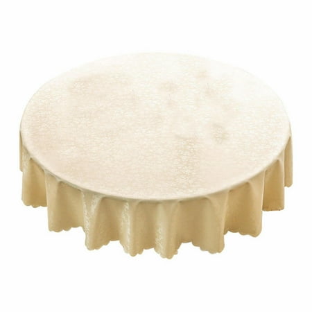

Huhuzaio Polyester Antependium Decoruhome Heavy Duty Vinyl Tablecloth Round Table Cloth Wipeable Floral Dining Table Cover Beige Fall Decorations and Kitchen Tools Set Special Offers