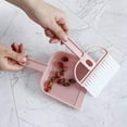 thumbnail image 4 of Plastic Mini Dustpan & Brush Set - Compact, Ergonomic, for Tables/Desks/Keyboards/Cars Cleaning, 4 of 5