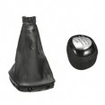 thumbnail image 1 of 6 Speed Gear Shift Knob Leather Gaiter Boot Cover Case Lever Shifter for SAAB 93 9-3 2003-2012, 1 of 3