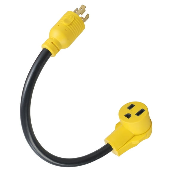 L14-30P to 6-50R 4 Prong to 3 Prong Generator Adapter Generator Welder Adapter 125/250V Heavy Duty Cord