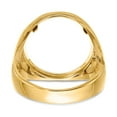 thumbnail image 6 of 14K Yellow Gold Ring Band Themed Holds 1 10oz American Eagle coin Product does not include, Size 6, 6 of 8