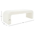 thumbnail image 3 of SAFAVIEH Couture Caralynn Collection Pinewood Modern Bench, Ivory, 3 of 12