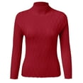thumbnail image 3 of Women Casual Autumn And Winter Multicolor Pattern Mid Neck Warm Long Sleeved Knitted Bottoming Shirt Men Thermal Set Thermals for Women Cold Weather Tops Men's Thermal Tops Long Sleeve Thermal, 3 of 3