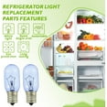 thumbnail image 5 of Refrigerator Light Bulb T8 297048600 241552802 Replacement Refrigerator 40W Light Bulb Compatible with Whirl-Pool Kenm-ore Light Bulb Refrigerator, 5 of 6