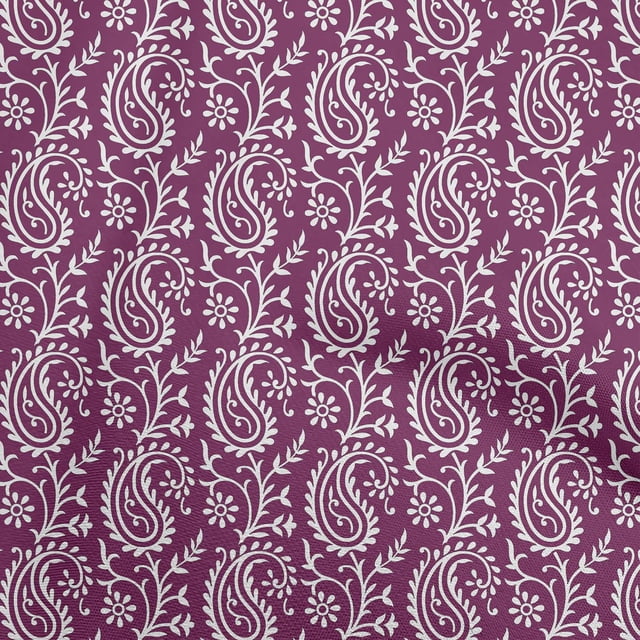 oneOone Viscose Jersey Dark Magenta Fabric Block Sewing Craft Projects Fabric Prints By Yard 60 Inch Wide