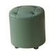 thumbnail image 3 of Reposapiés pequeño, puf, taburete, otomana, asiento, silla, muebles, cómodo Verde, 3 of 9
