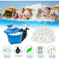 thumbnail image 3 of CHUANK 0.44LBS Pool Filter Ball for Sand Filter Pump for Above Ground Pool Pool Filter Sand Reusable Eco-Friendly Filter Balls Replace Pool Filter Sand, 3 of 6