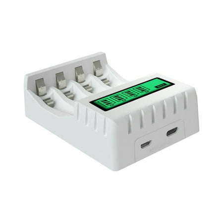 

Battery Charger 4 Slots Fast Charger For RCR123A Rechargeable Liion Batteries Including 16340 16350