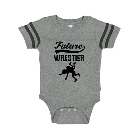 

Inktastic Wrestling Future Wrestler Gift Baby Boy Bodysuit