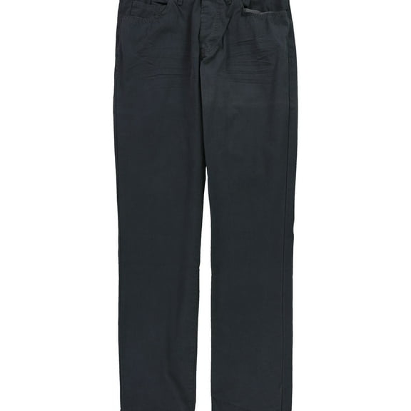 Rogue State Mens Solid Casual Trouser Pants, Grey, 31W x 32L