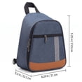 thumbnail image 3 of Clossjun Lunch Bag for Men Women Reusable Lunchbag for Adult Small Insulated Pack Flexible Daybag for Office, Work Gray, 3 of 5