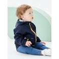 thumbnail image 3 of famuka Toddlers Windbreaker Jacket Little Boy Hooded Coat Casual Outerwear, 3 of 10