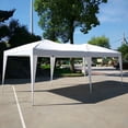 thumbnail image 3 of Online Gym Shop CB19823 10 ft. x 20 in. Outdoor Gazebo Tent, Easy Pop Up with 6 Walls - White, 3 of 3