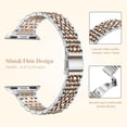thumbnail image 3 of Tianle Slim Stainless Steel Band Compatible for Apple Watch 38mm 40mm 41mm 44mm 45mm 42mm 49mm for Women,Adjustable Metal Band Compatible with iwatch Ultra Series 9 8 7 6 5 4 3 2 1 SE All Models, 3 of 9