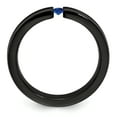 thumbnail image 2 of Edward Mirell Black Ti Sapphire & Blue Anodized 4mm Band, 2 of 7
