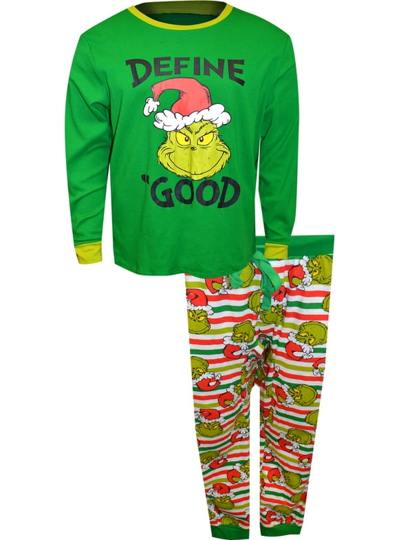 Mens Grinch Pajama Set