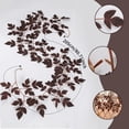 thumbnail image 5 of geerera Fall Decor Fall Garland for Home - 80.7" Artificial Autumn Leaf Vine with Serrated Fall Foliage, Fall Home Decor Leaves Decor Hanging Swag for Mantel Wall Doorway, 5 of 7