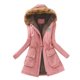 thumbnail image 2 of Pntutb Winter Womens Warm Coat Chaqueta con capucha Slim Winter Outwear Abrigos Pntutb Pntutb-2076, 2 of 3