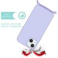 thumbnail image 4 of Nupcknn Funda con Cordón para iPhone 12, Funda de Silicona Líquida Collar Ajustable Funda para Teléfono Funda con Cordón para Teléfono Celular Funda de Protección Completa para iPhone 12, 4 of 4