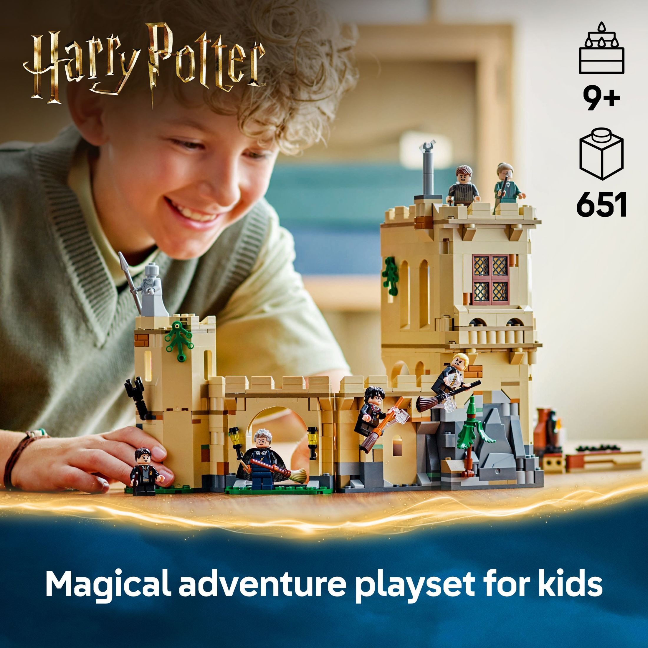 LEGO Harry Potter Castillo de Hogwarts: Lecciones de Vuelo Juguete de Construcción - Juguete de Magia para Niños y Niñas, Fans de Harry Potter, Mayores de 9 Años - Idea de Regalo de Cumpleaños - 76447 3