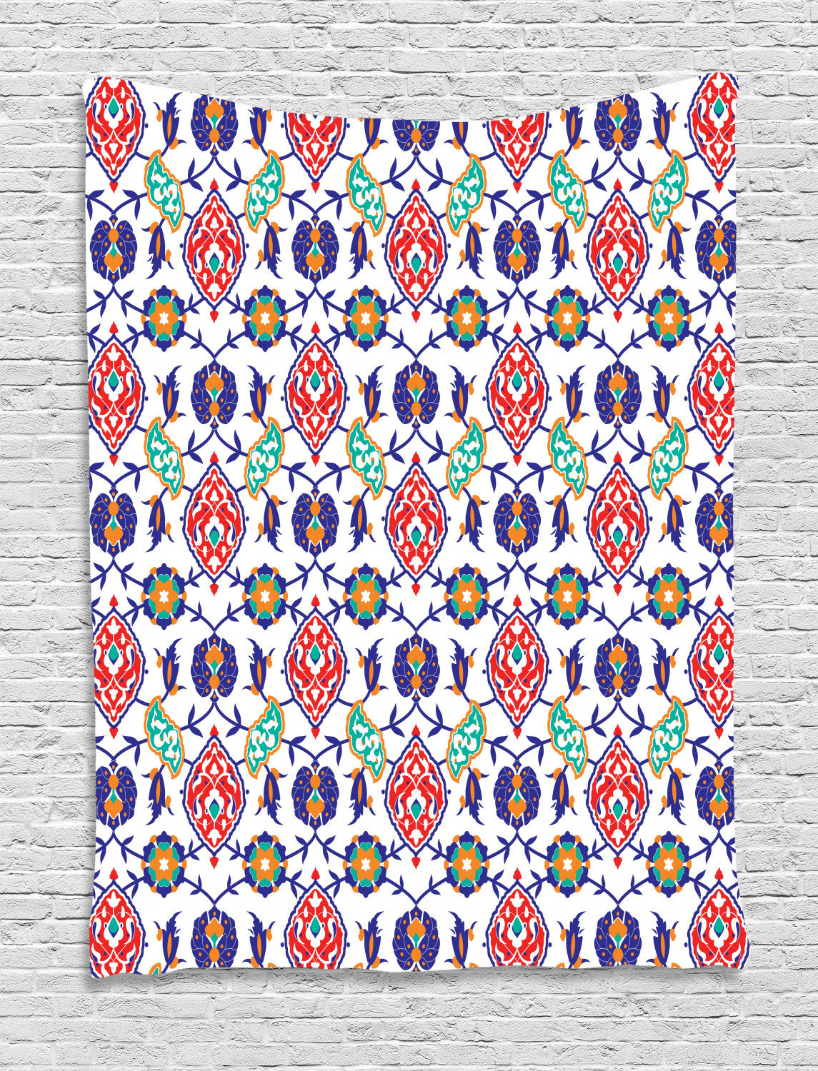 Traditional Tapestry, Classic Ottoman Moroccan Old Fashioned Turkish