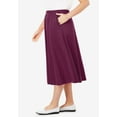 thumbnail image 3 of Woman Within Plus Size 7-Day Knit A-Line Skirt, 3 of 5
