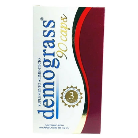 Demograss Classic 3 Month Supply Weight Loss Dietary Supplement Capsulas de Perdida de Peso, 90