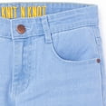 thumbnail image 3 of Knit N Knot Light Blue, Stretchable, Slim Fit Jeans with Adjustable Waist for Boys, 9-10 Years, 3 of 7