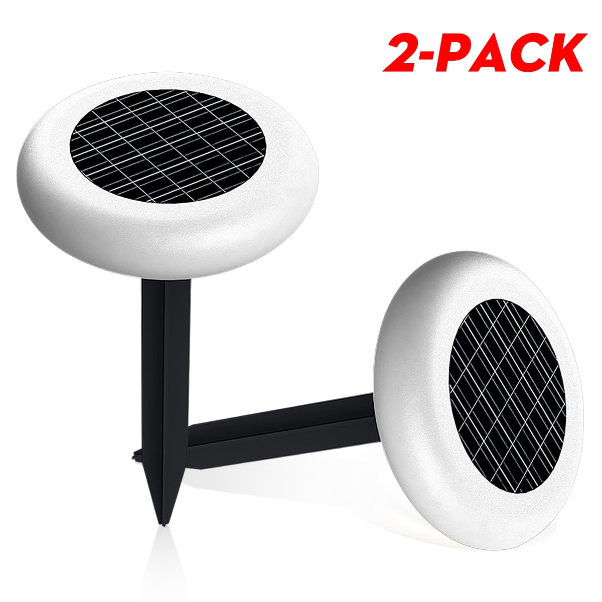 HALLOLURE Solar Ground Lights LED Solar Lights 2pcs / Pack Solar Pat