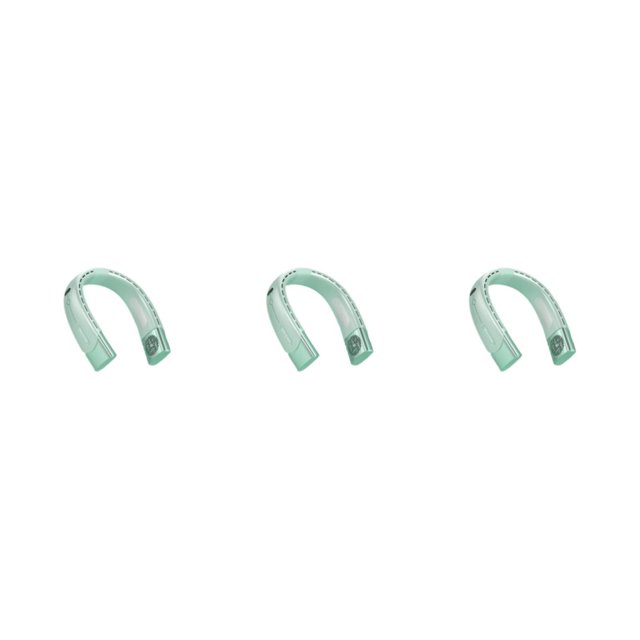 Bearachild ventilador de cuello usb recargable mini pantalla digital pequeño dispositivo de enfriamiento enfriador de escuela al aire libre sin Type1 NO1