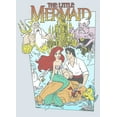 thumbnail image 2 of Men's The Little Mermaid Ariel and the whole crew  Graphic Tee Tie Dye X Large, 2 of 4