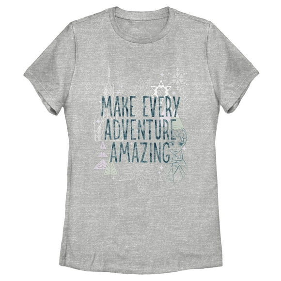 T-Shirt à Motif Aventure Incroyable Frozen pour Femmes - Athlétique - Petite